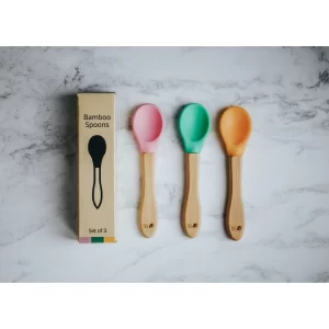 Wild & Stone Bamboo Weaning Spoons – Set of 3