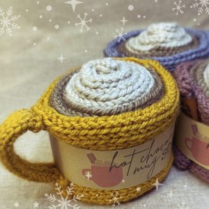 Little Knits & Co Roll Up Hot Chocolate Scarf – Child Size